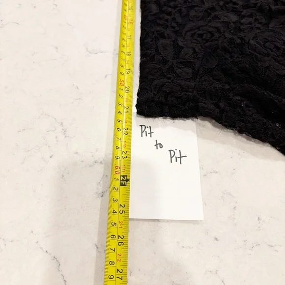 Maurices Floral Lace Blouse Womens Sz 1 Black Long Sleeve Semi-Sheer Whimsigoth - Picture 12 of 13